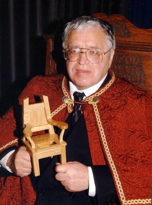 Winning the Tregaron Chair, September 2005